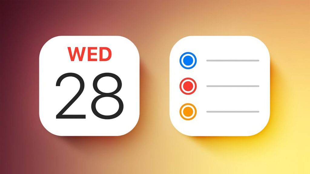 iOS 18- integración de aplicaciones de recordatorios y calendario